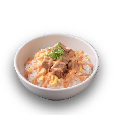 オーロラソースチャーシューご飯